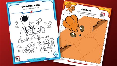 coloring page of pokemon|Pokémon Activity Sheets for Kids—Puzzles, Mazes,。